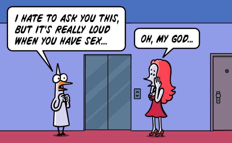 Loud sex neighbor