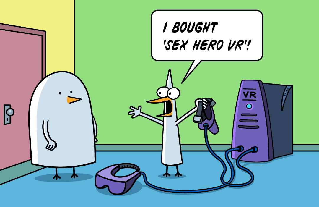 I bought Sex Hero VR.